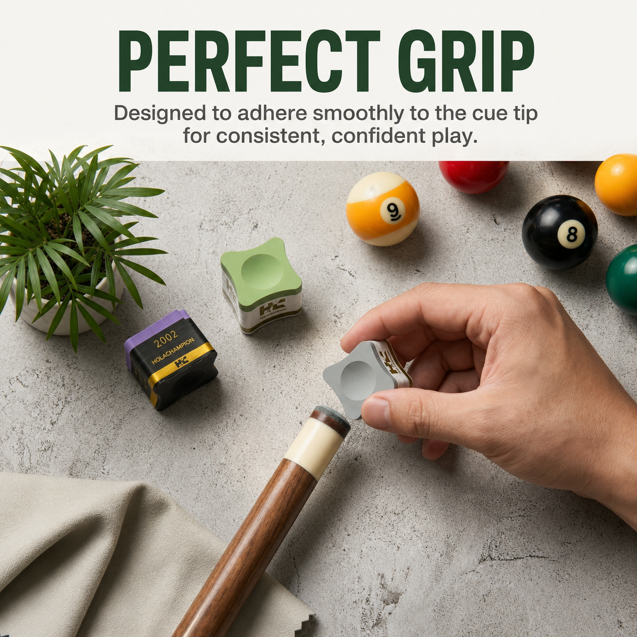 HOLACHAMPION Professional Billiard Chalk