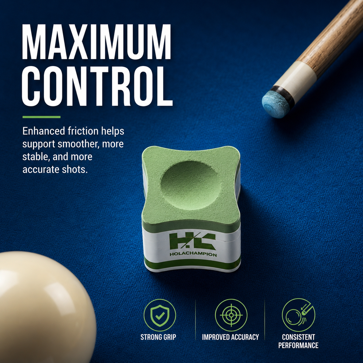 HOLACHAMPION Professional Billiard Chalk