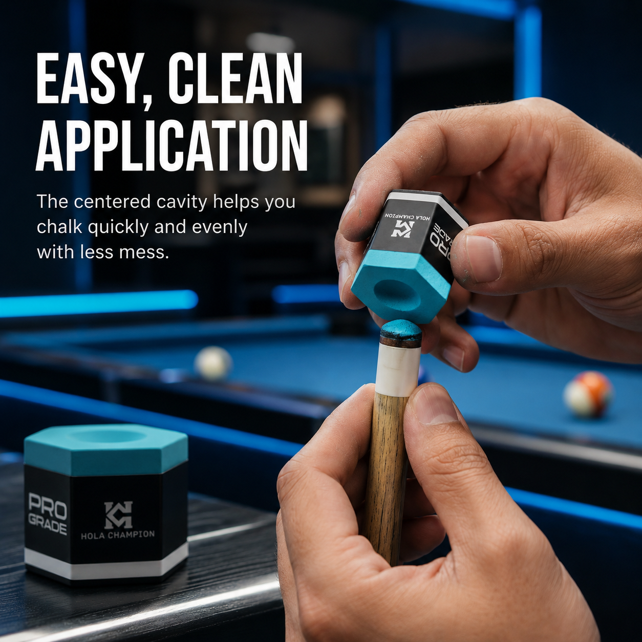 HOLACHAMPION Professional Billiard Chalk