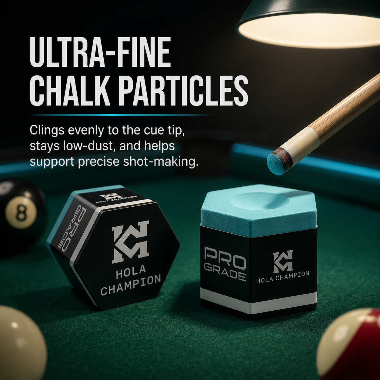 HOLACHAMPION Professional Billiard Chalk