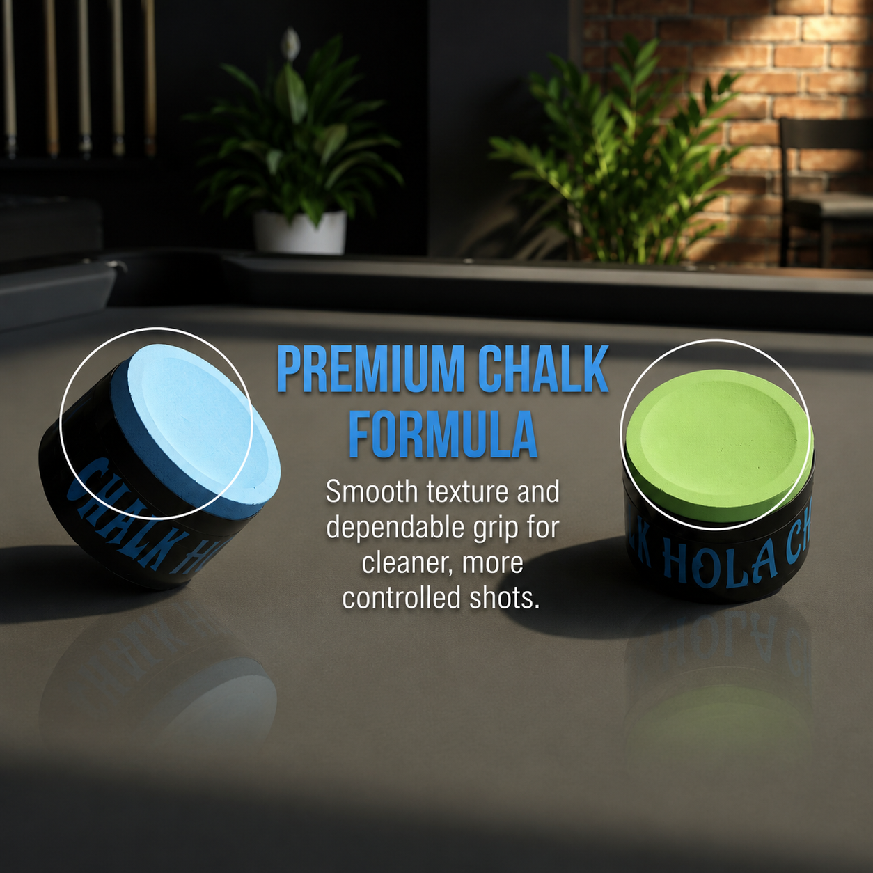 HOLACHAMPION Professional Billiard Chalk