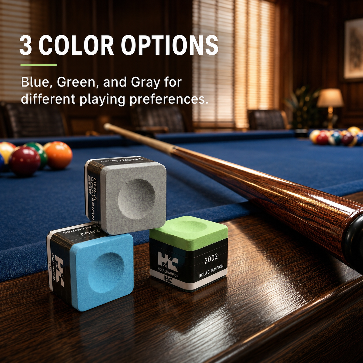 HOLACHAMPION Professional Billiard Chalk